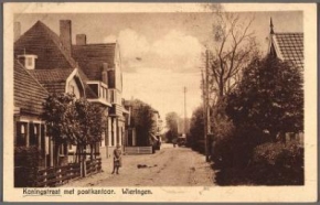 Koningstraat met postkantoor - Klik op de foto voor een grotere versie en meer informatie...