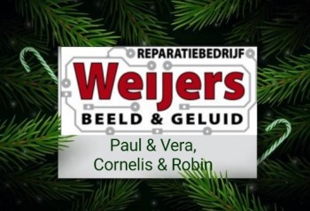 Paul,Vera, Cornelis & Robin Weijers: Wij wensen iedereen fijne feestdagen toe.

Paul, Vera, Cornelis & Robin Weijers