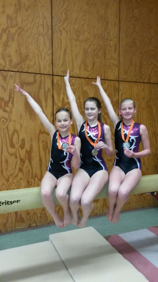 2x Zilver en 1x Brons voor turnsters GV Wieringen
