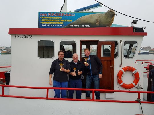 Uitslag sponsor bootwedstrijd H.S.V. Wieringen