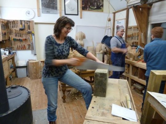 Cursussen beeldhouwen in hout