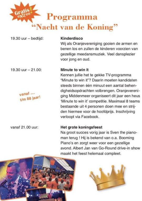 Koningsdag in Hollands Kroon - Afbeelding 2