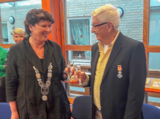 Henk Braad ontvangt Koninklijke Onderscheiding