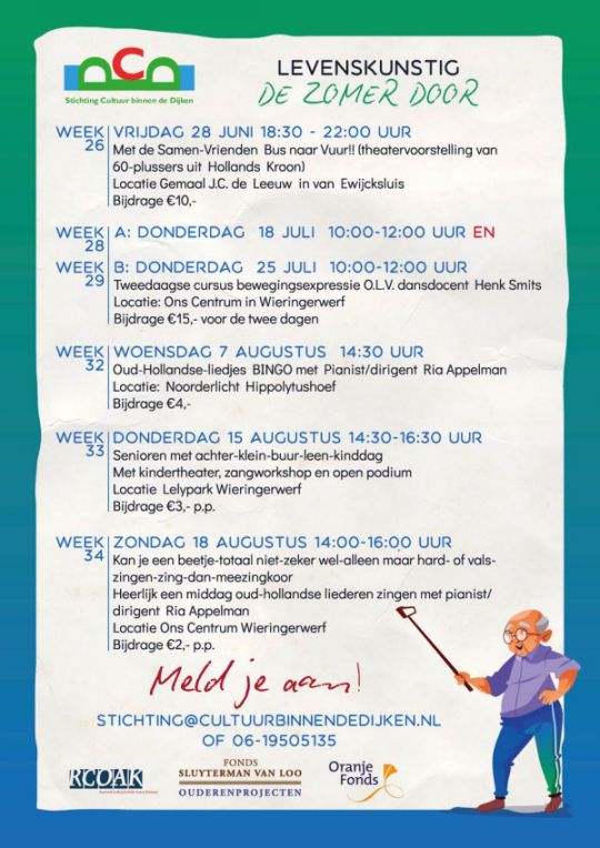 Activiteiten Stichting Cultuur binnen de Dijken