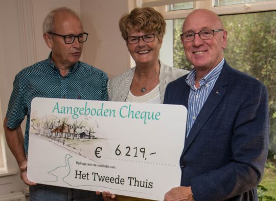 Jeff en Lian fietsten 6219 bij elkaar voor hospice
