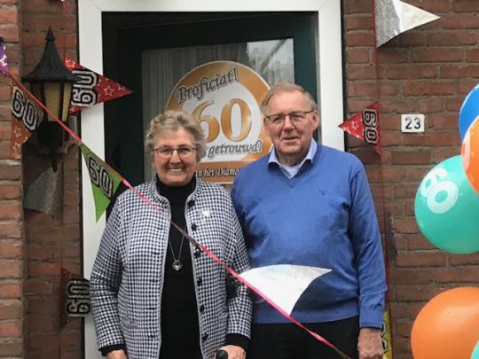 Echtpaar Van Silfhout 60 jaar getrouwd