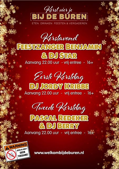 Feestmaand programma Bij de Buren - Afbeelding 2