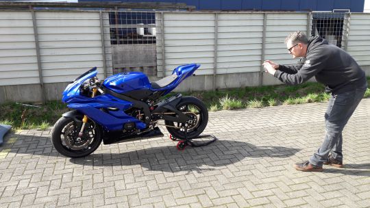 Nieuwe Yamaha R6 voor ZUWI HD-Racing, Viking Reclame maakt haar mooi