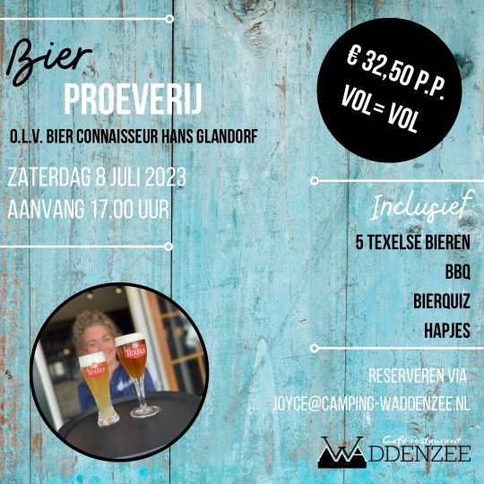 Bierproeverij cafe Waddenzee