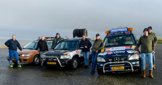 Drie Wieringer teams aan de start Garbage Run Wintereditie
