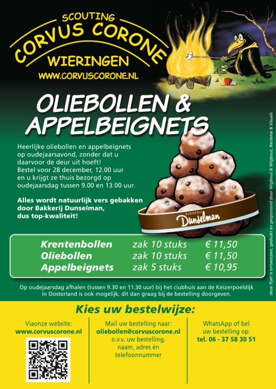 Oliebollen Scouting Corvus Corone
