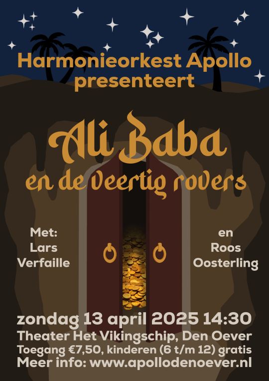 Muzikaal Sprookje: Ali Baba en de 40 rovers in Vikingschip