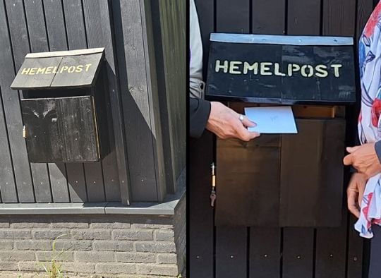 Nieuw: de Hemelpost-brievenbus