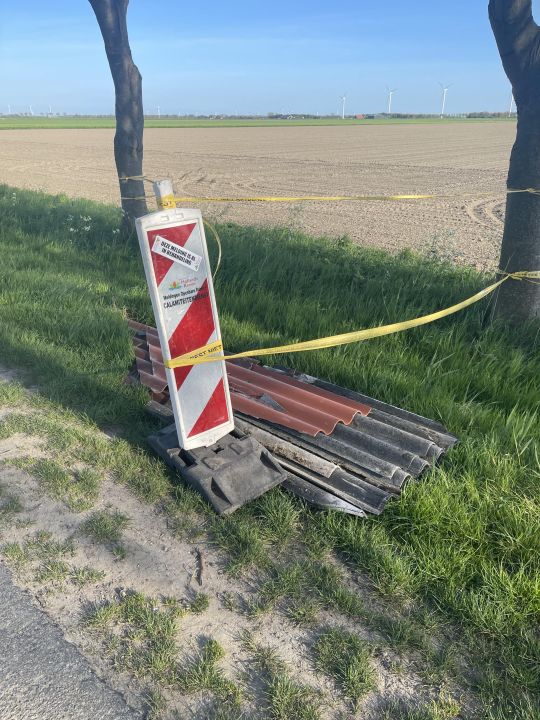 Niet best: asbestplaten gedumpt