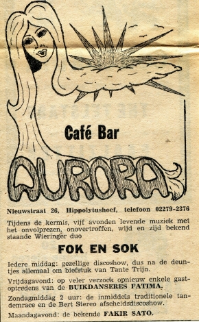 Aurora Kermis 1977 advertentie Wieringer Courant - Klik op de foto voor een grotere versie en meer informatie...