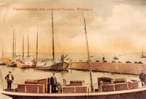 Postboot in de Haukes haven - Klik op de foto voor een grotere versie en meer informatie...