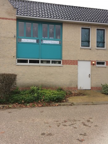 Kees en Tiny : Dit zag ik bij een bewoner van Parkzicht , tegenover Ulkediep , leuk idee vinden we 